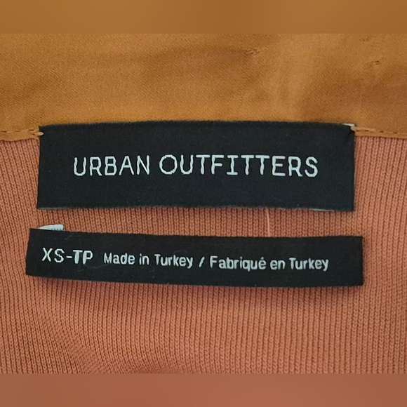 Urban Outfitters Orange Wrap Mini Skirt - Picture 3 of 6